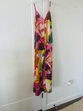 Colorful slip dress and just in time for the summer XS Made in India